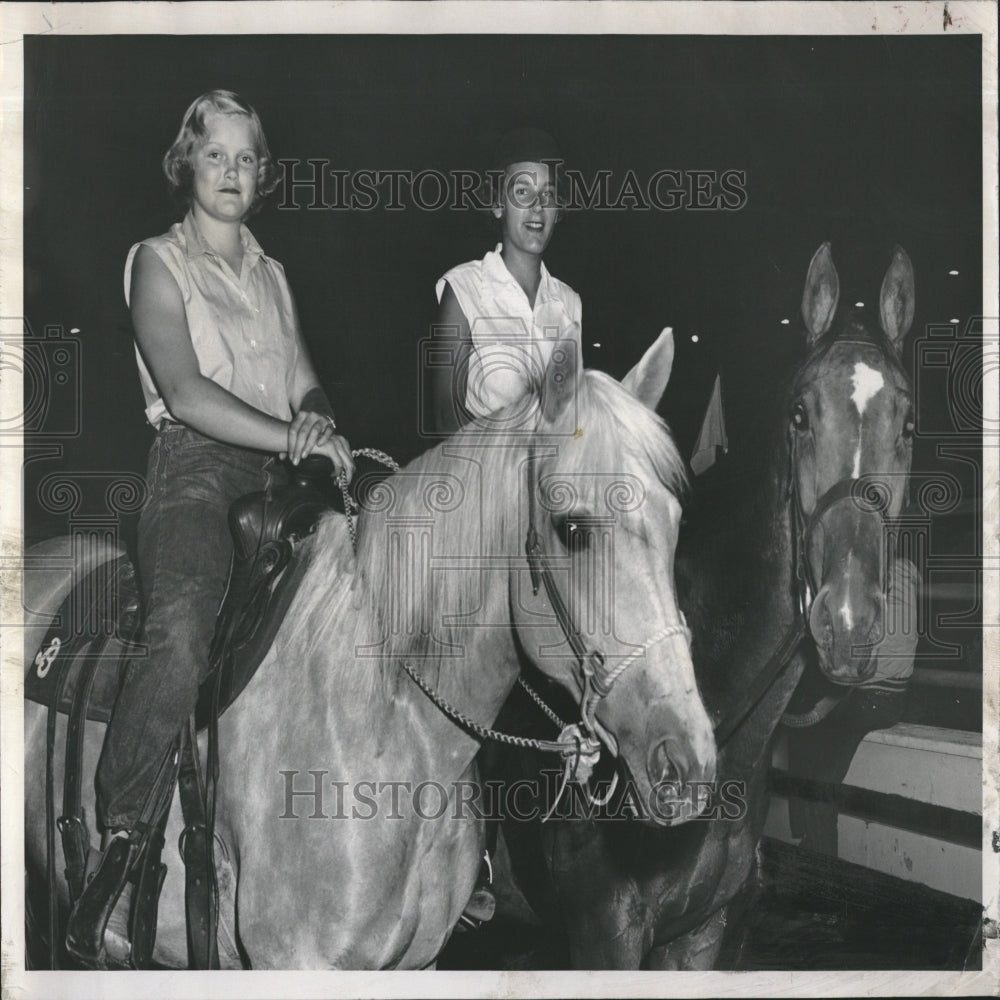 1956 Press Photo Horse Show/Broadmoor Riding Club/Colo. - Historic Images