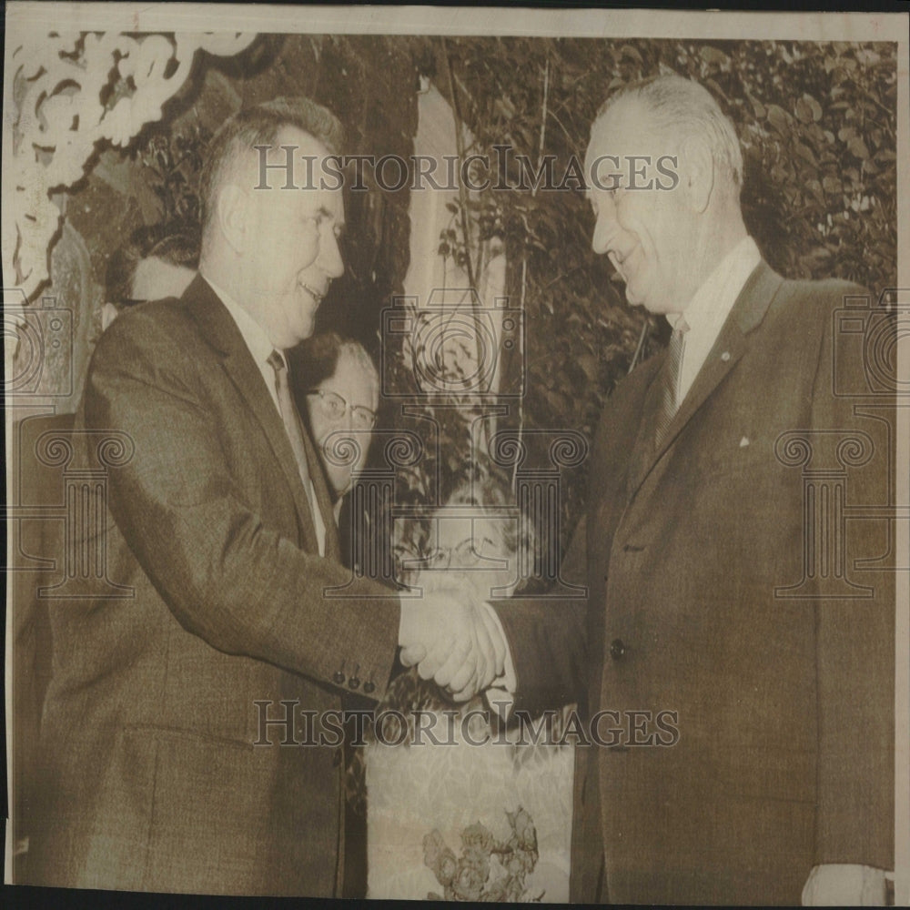 1967 Press Photo Pres. Lyndon B Johnson - Historic Images