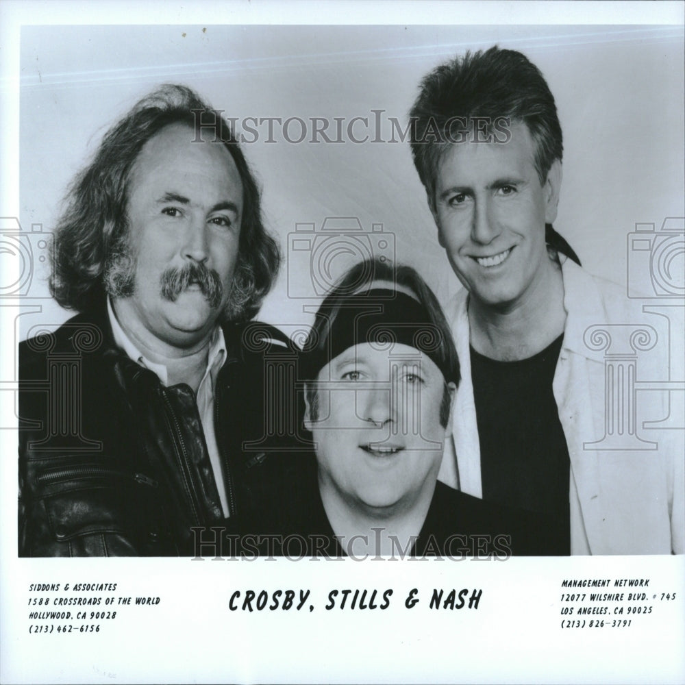 1990 Music Group Crosby, Stills & Nash - Historic Images