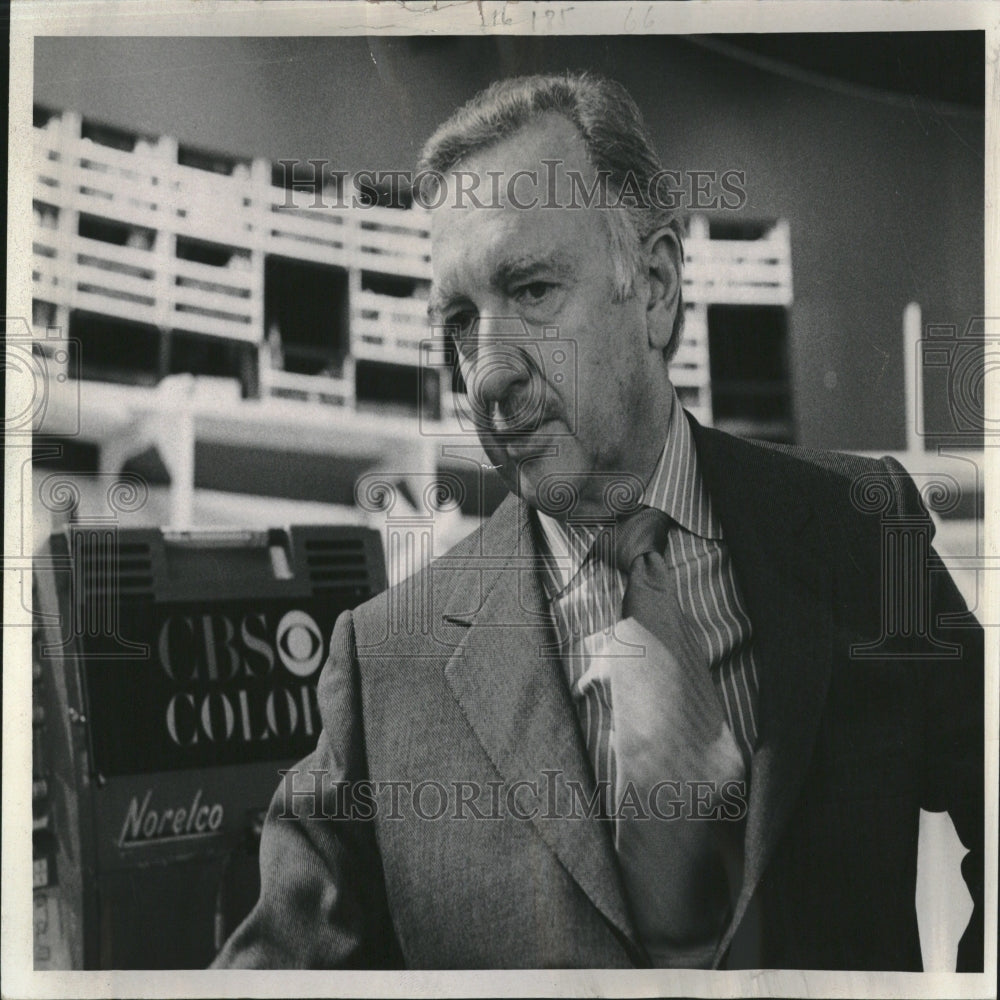 1972 Press Photo newsman Walter Cronkite - RRV27575 - Historic Images