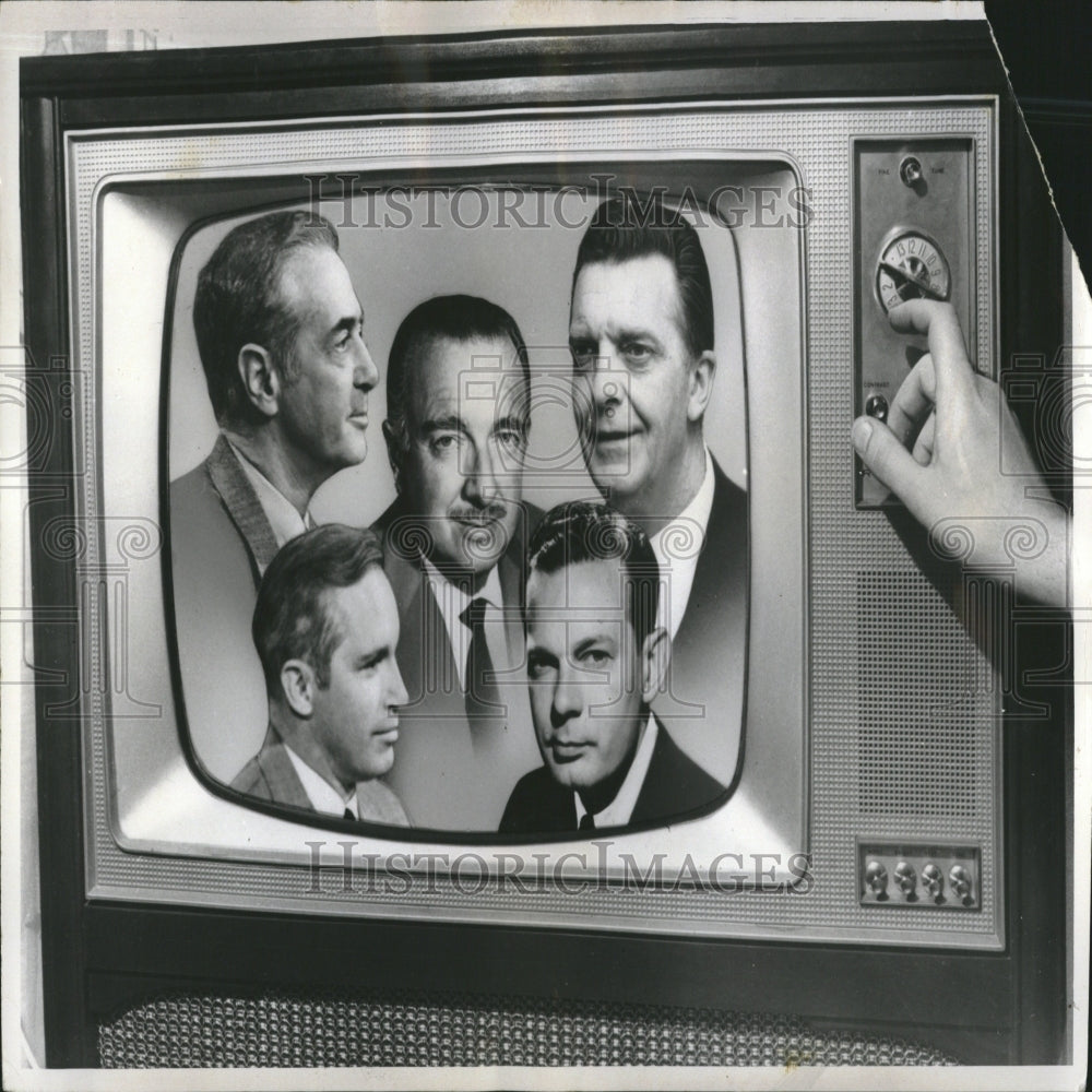 1970 Anchormen of network TV news shows - Historic Images
