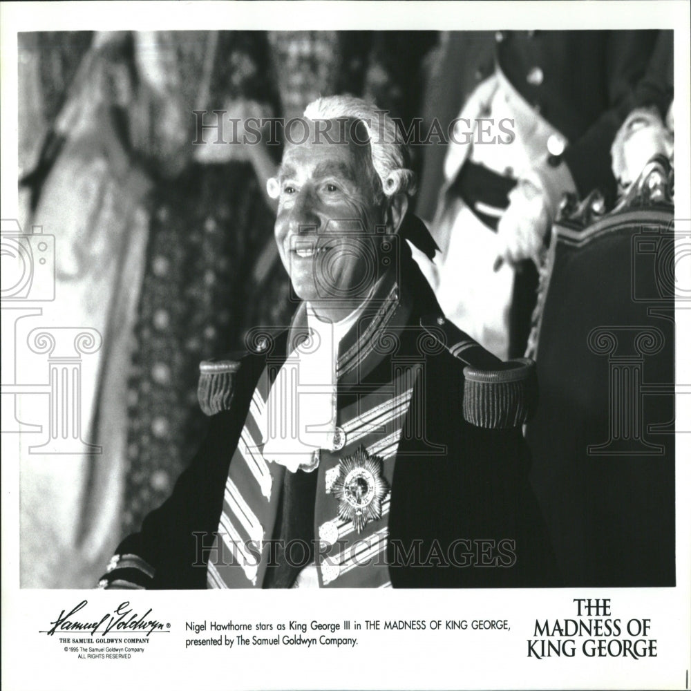 1995 Nigel Hawthorne Actor King George III - Historic Images