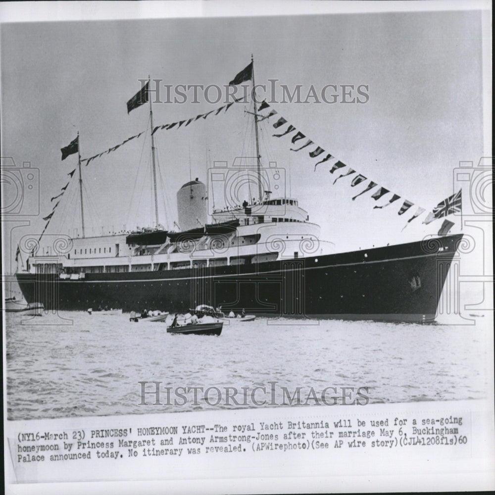 1960 Press Photo Royal Yacht Britannia Princes Margaret - RRV27903 - Historic Images
