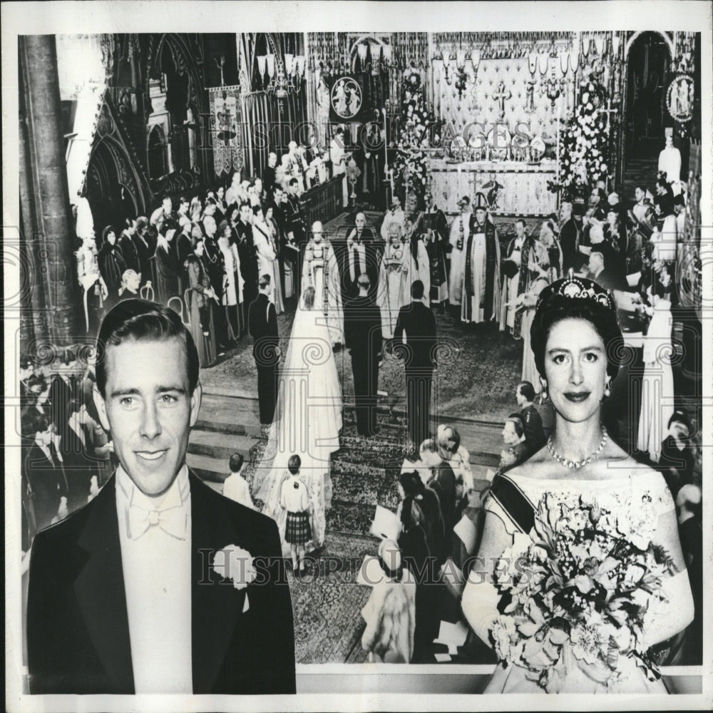 1960 Royal Wedding Princess Margaret London - Historic Images