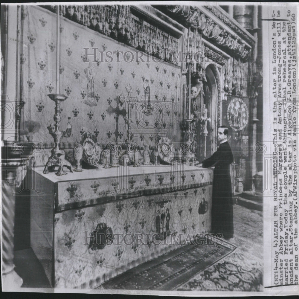 1960 Press Photo Westminster Abbey/Princess Margaret - RRV27963 - Historic Images