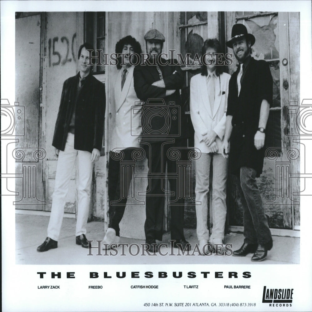 1986, Musical Group The Bluesbusters - RRV28049 - Historic Images