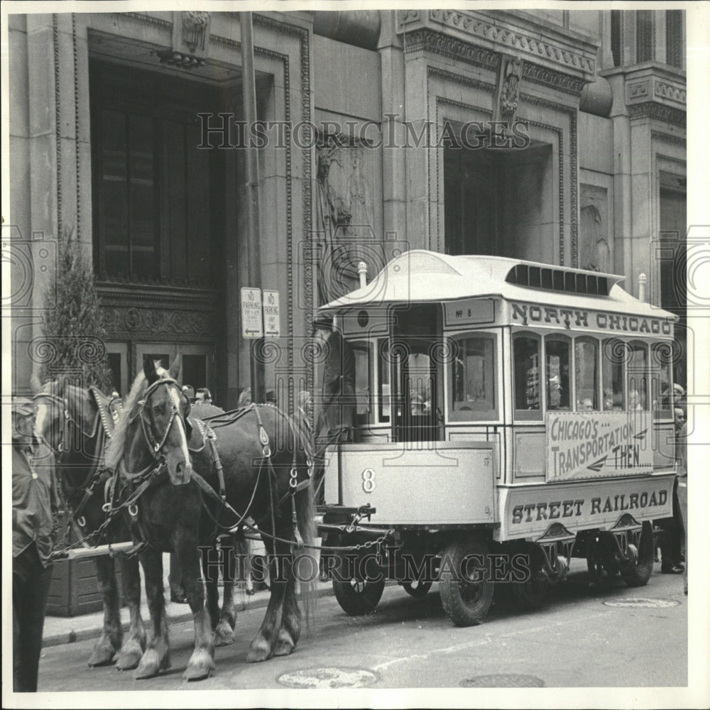 1965 Press Photo Old Horse car in front of City Hall - RRV28137 - Historic Images