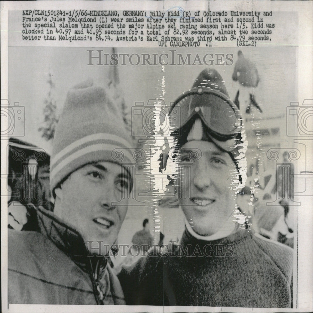 1966 Billy Kidd Jules Melquiond Slalom Race - Historic Images