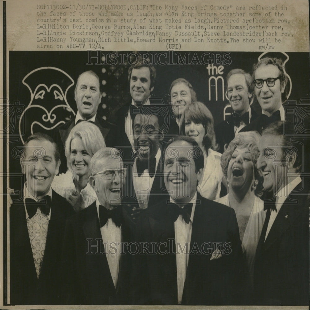 1973 Press Photo Alan King Film Actor Comedy Role Mich - RRV28277 - Historic Images