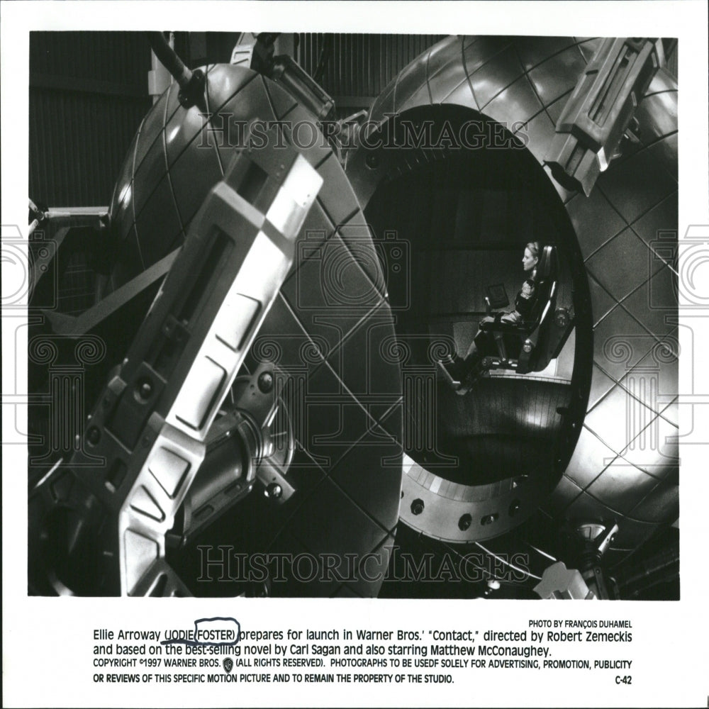 1997 Jodi Foster actress   Contact - Historic Images