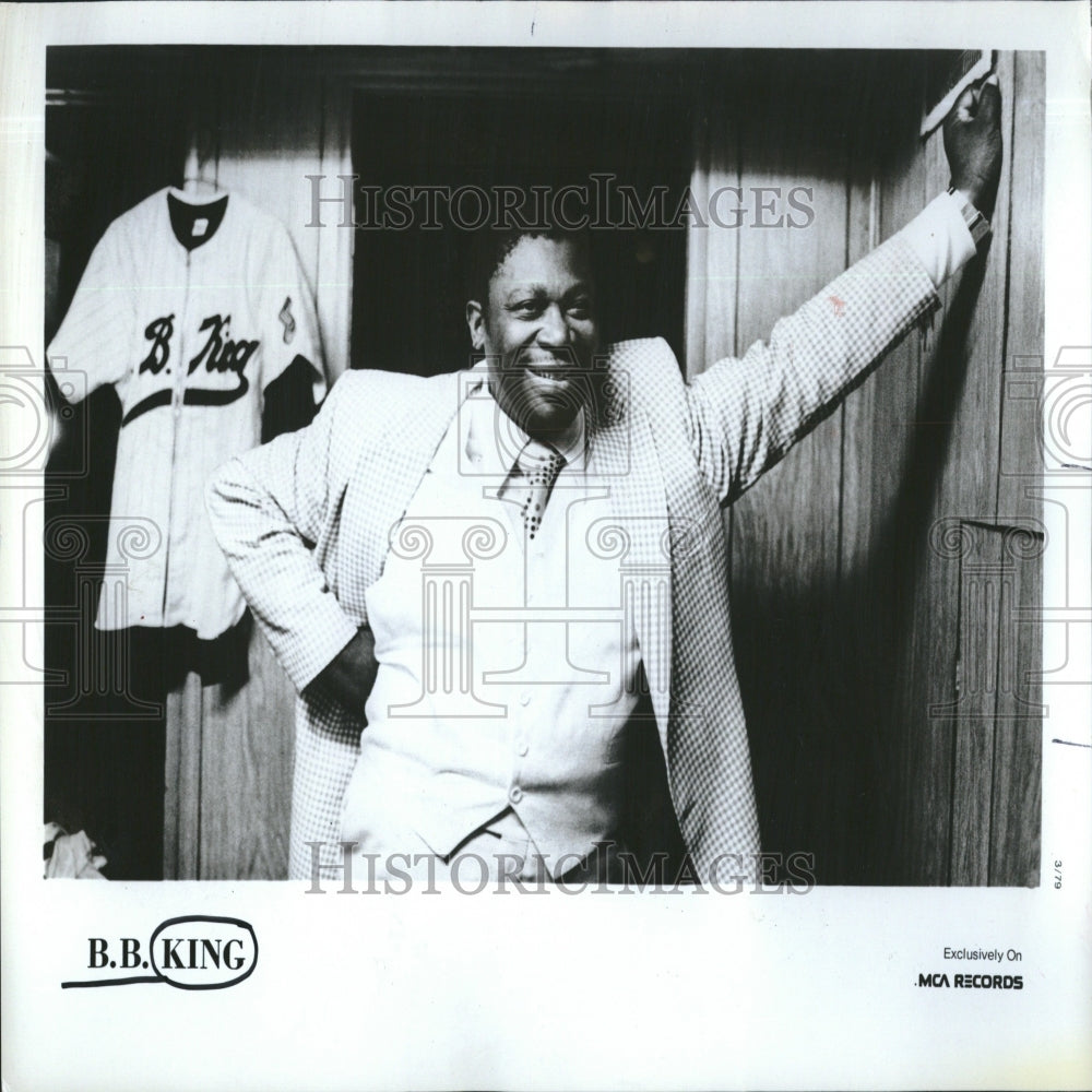 1982 Press Photo Musician B.B. King - RRV28317 - Historic Images