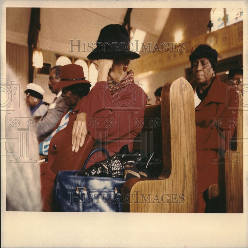 1987 Press Photo Mayor Harold Washington Progressive - Historic Images