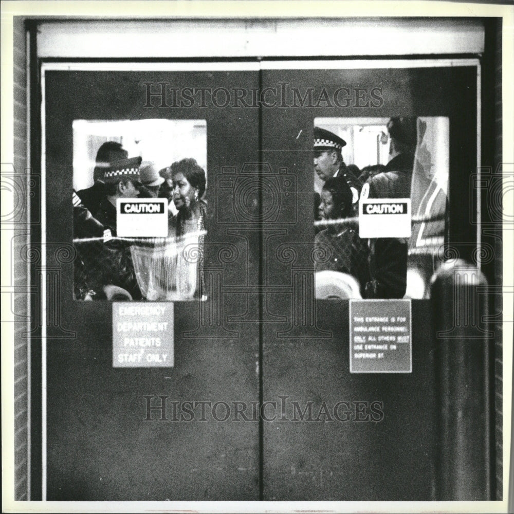 1987 Press Photo Harold Washington Lawyer Politician - RRV28405 - Historic Images