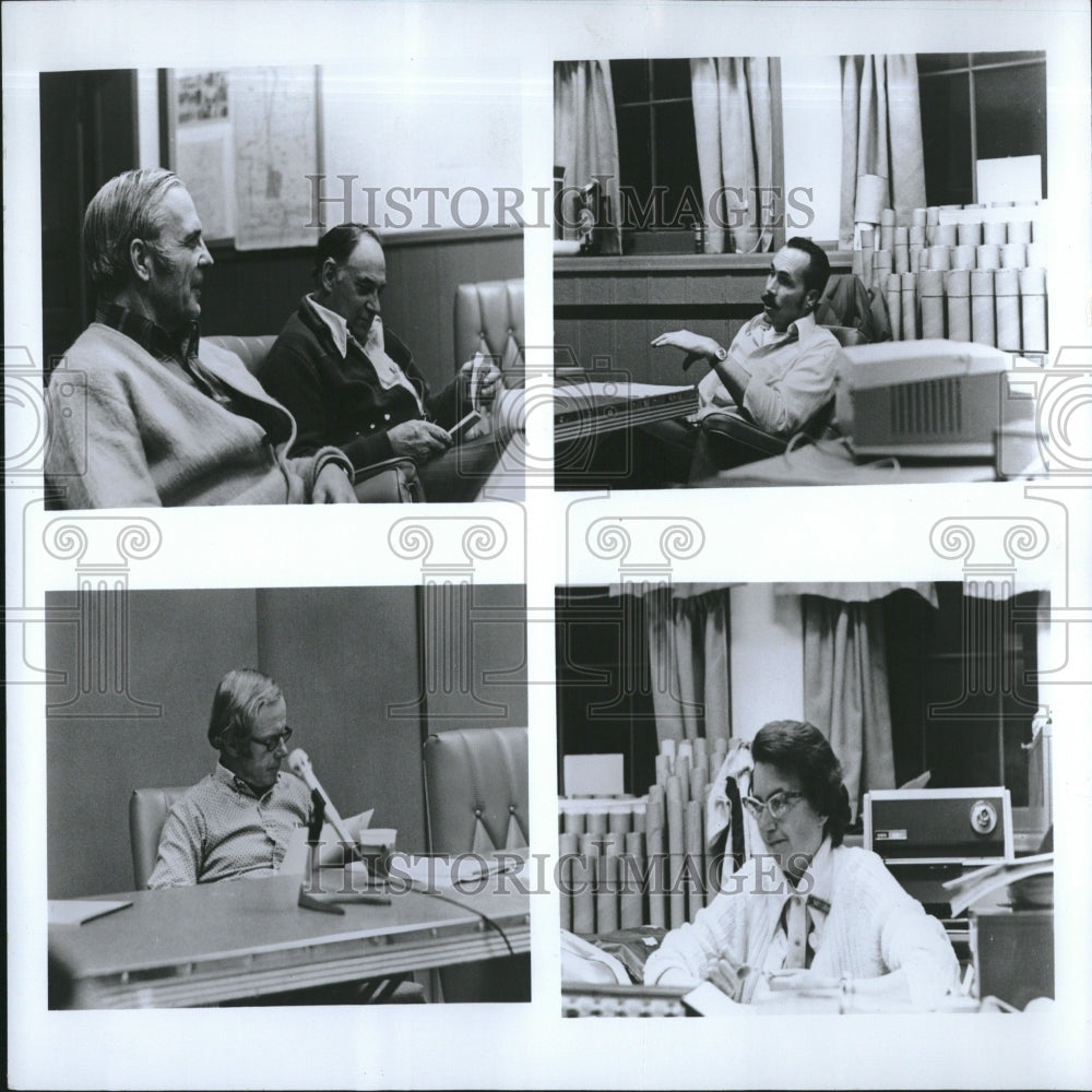 Press Photo Marshall Arlen Fred Harris William Ray Moe - RRV28521 - Historic Images