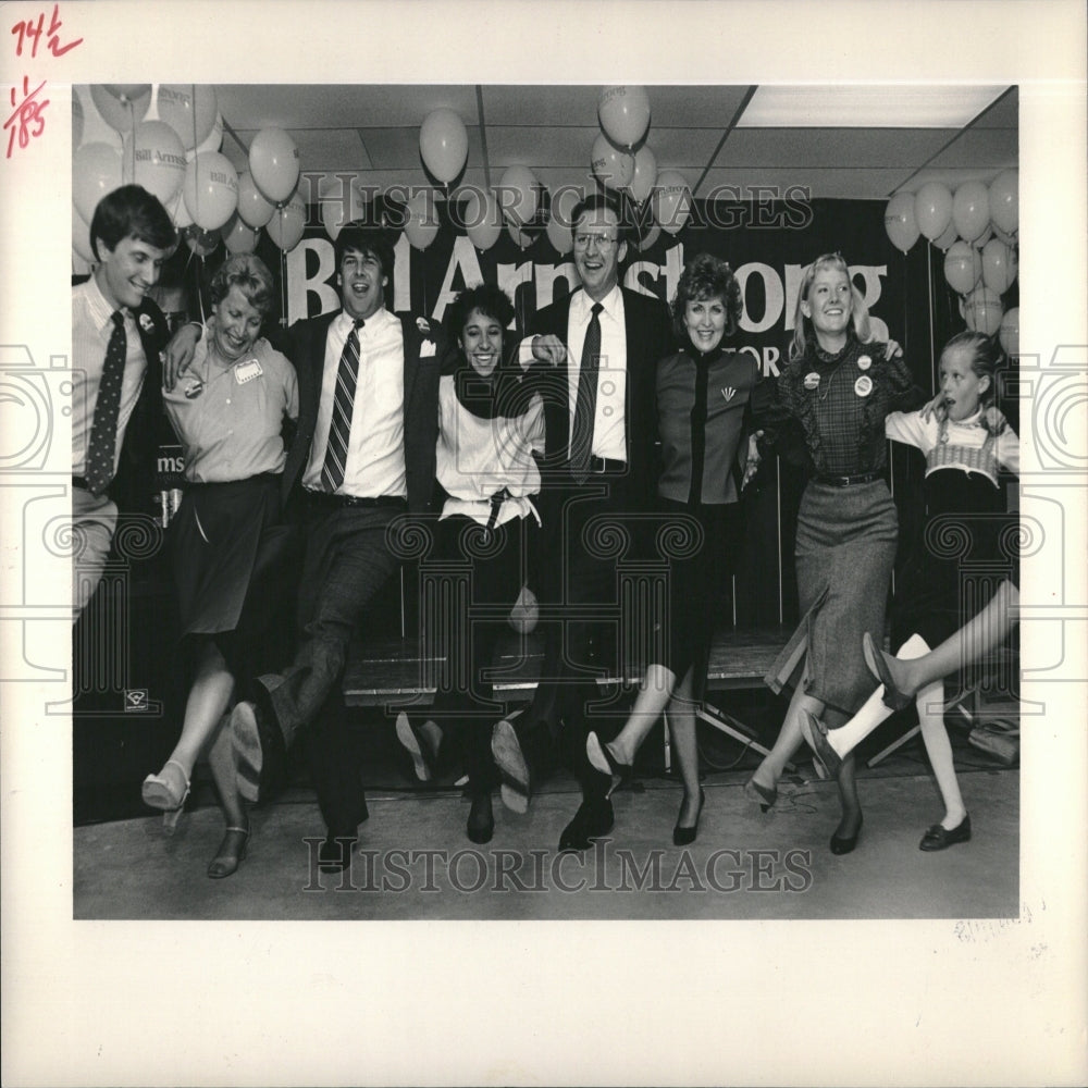 1984 Armstrong Dance Staffer Family Victory - Historic Images