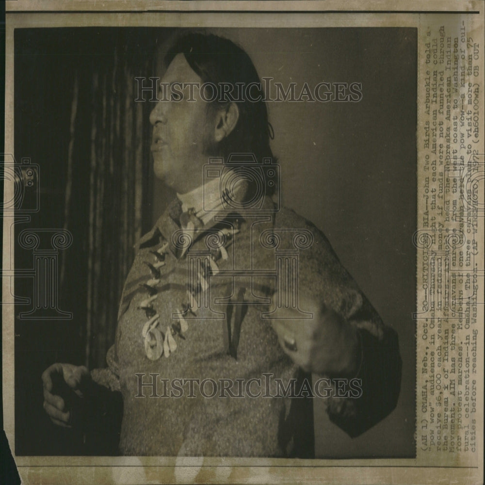 1972 John Arbuckle Oman America Indian Fund - Historic Images
