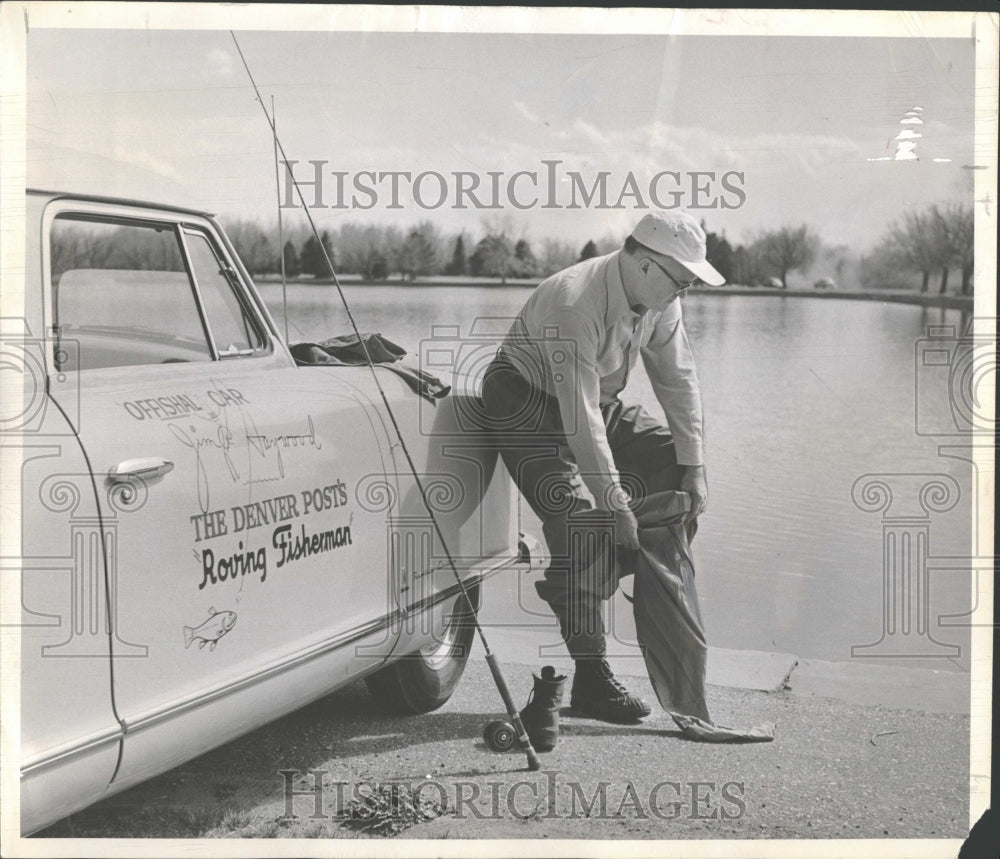 1954 Jim Haywood/Fishing/Denver/Colorado - Historic Images