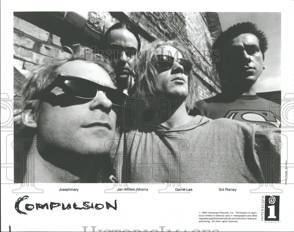 1995 Compulsion Irish Punk Band Musicians - Historic Images
