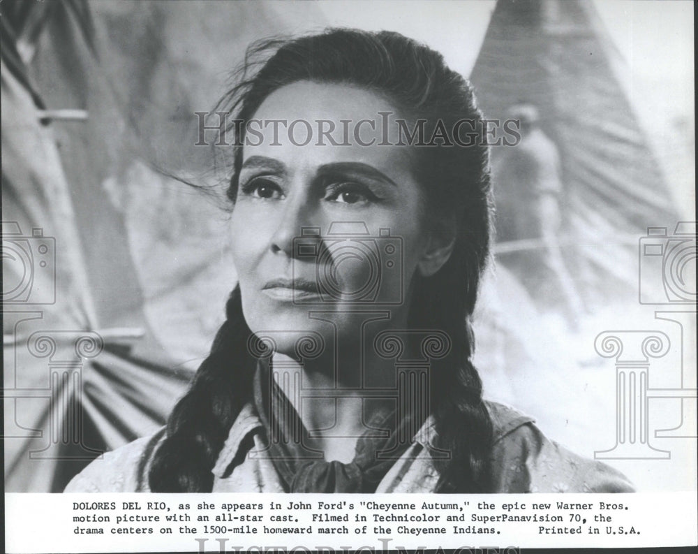 Dolores Del Rio Cheyenne Autumn Warner Bros - Historic Images