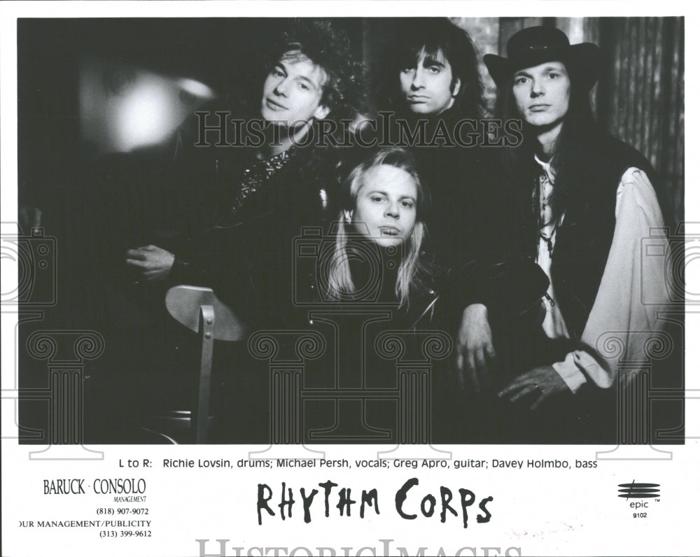 1992 Rhythm Corps Alternative Rock Band - Historic Images