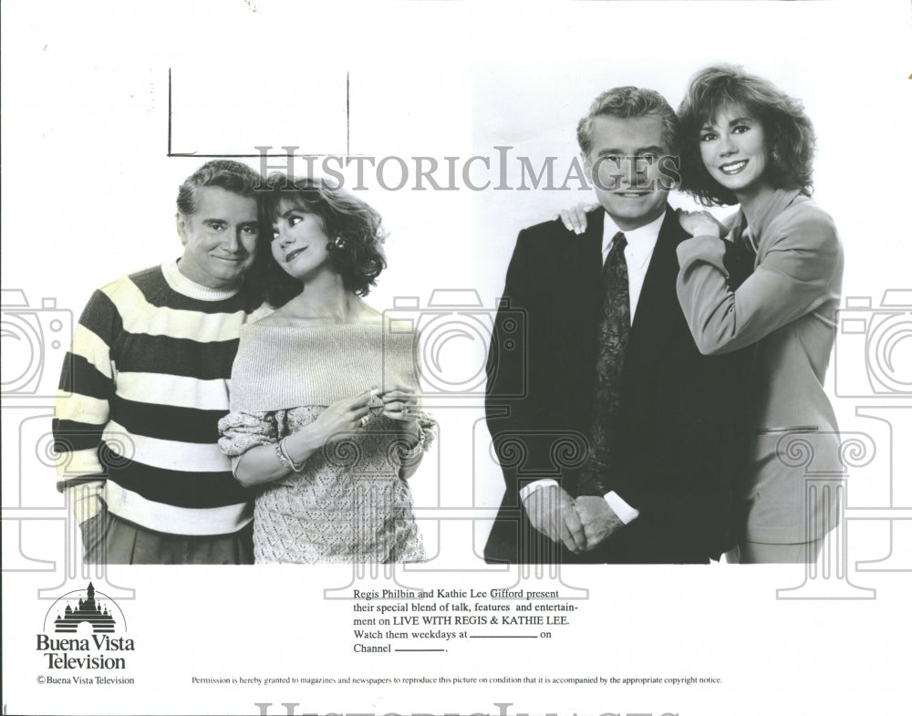 1992 Regis Philbin &amp; Kathie Lee Gifford - Historic Images