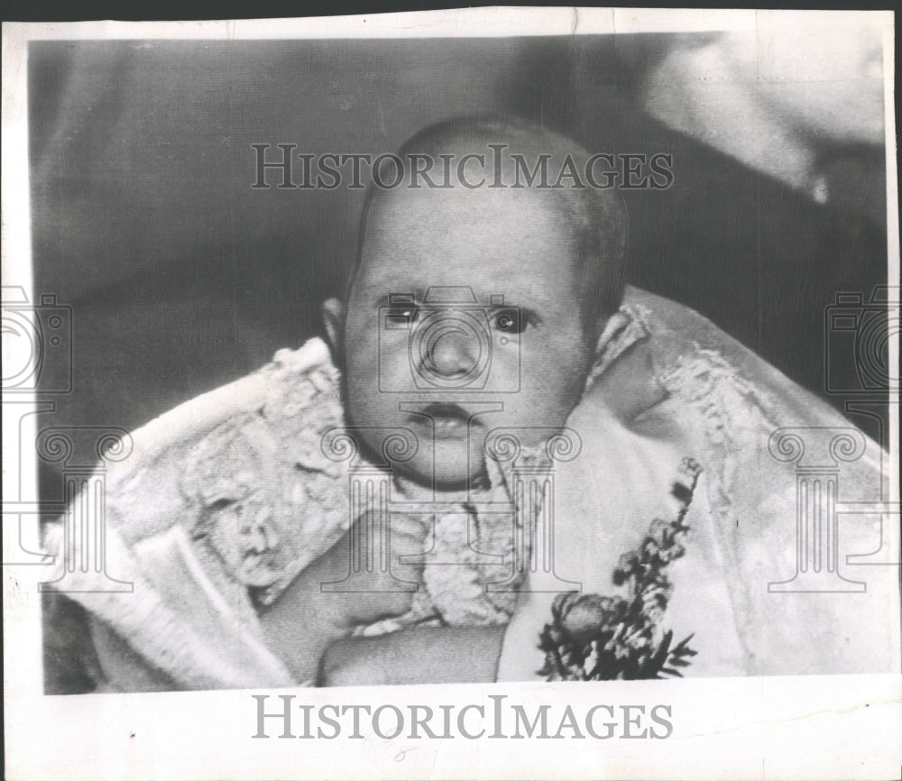 1950 Princess Anne Buckingham White Satin - Historic Images