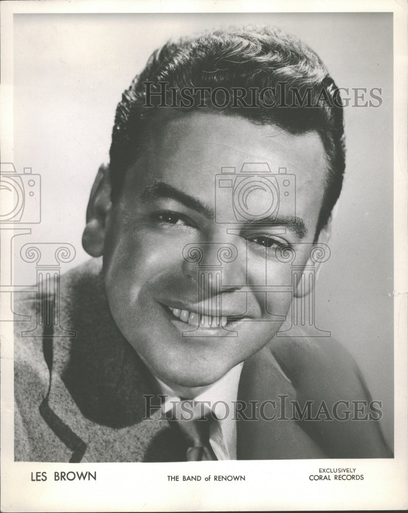 1961 Press Photo Les Brown American Bandleader Musician - RRV29499 - Historic Images