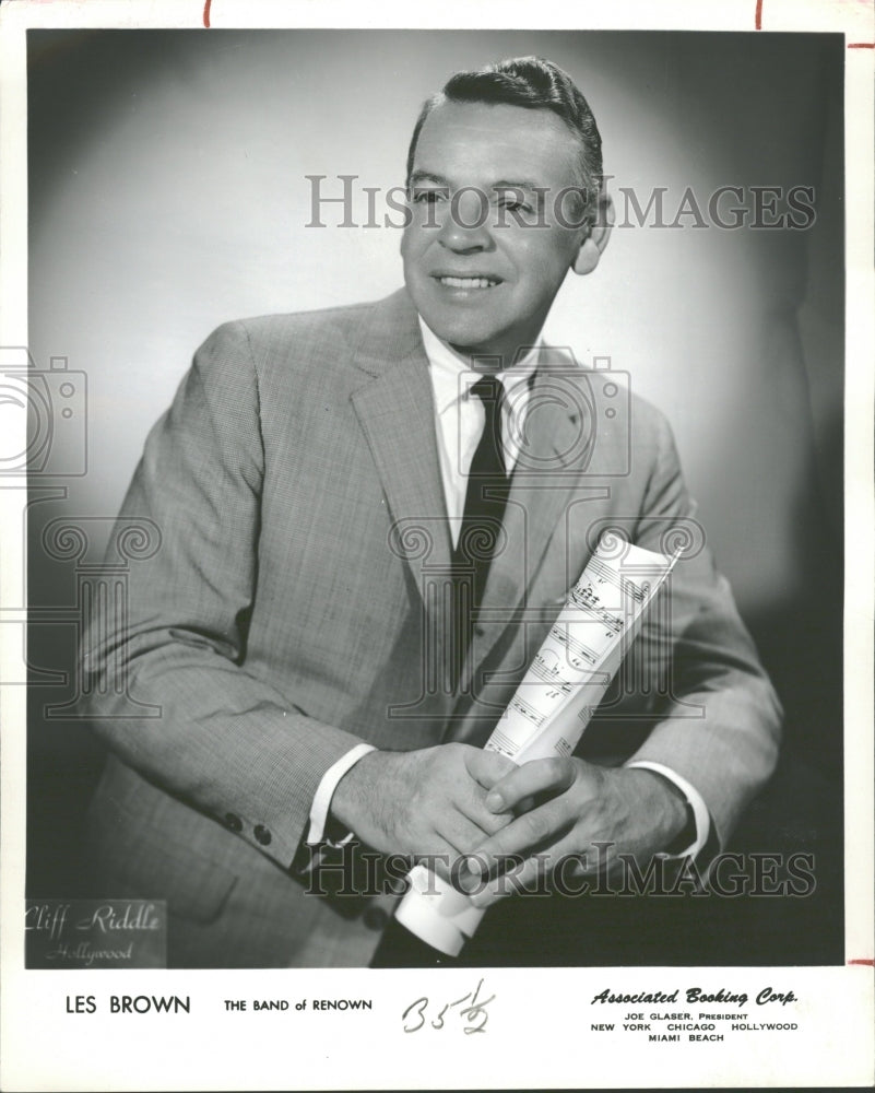 1961 Press Photo Les Brown Renown Band leader performs - RRV29501 - Historic Images