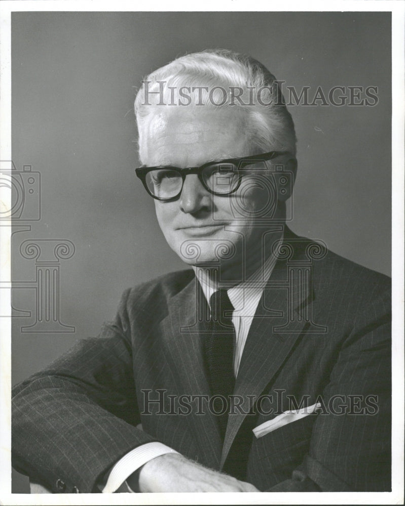 1965 President William Keast Posing Photo - Historic Images