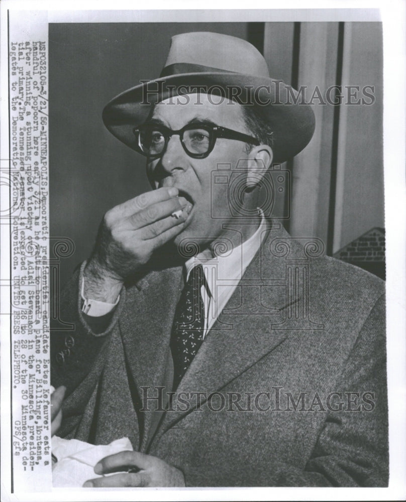 1956 Presidential Candidate Estes Kefauver - Historic Images