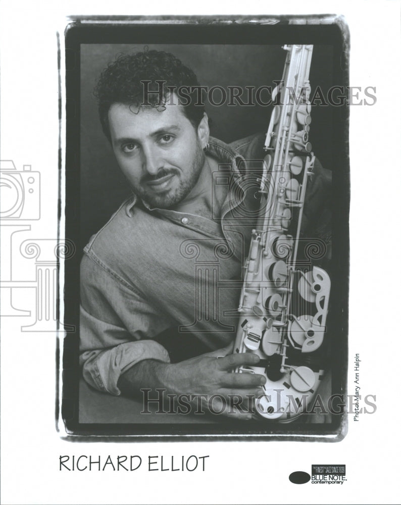 1995 Richard Elliot Saxophone Musician - Historic Images