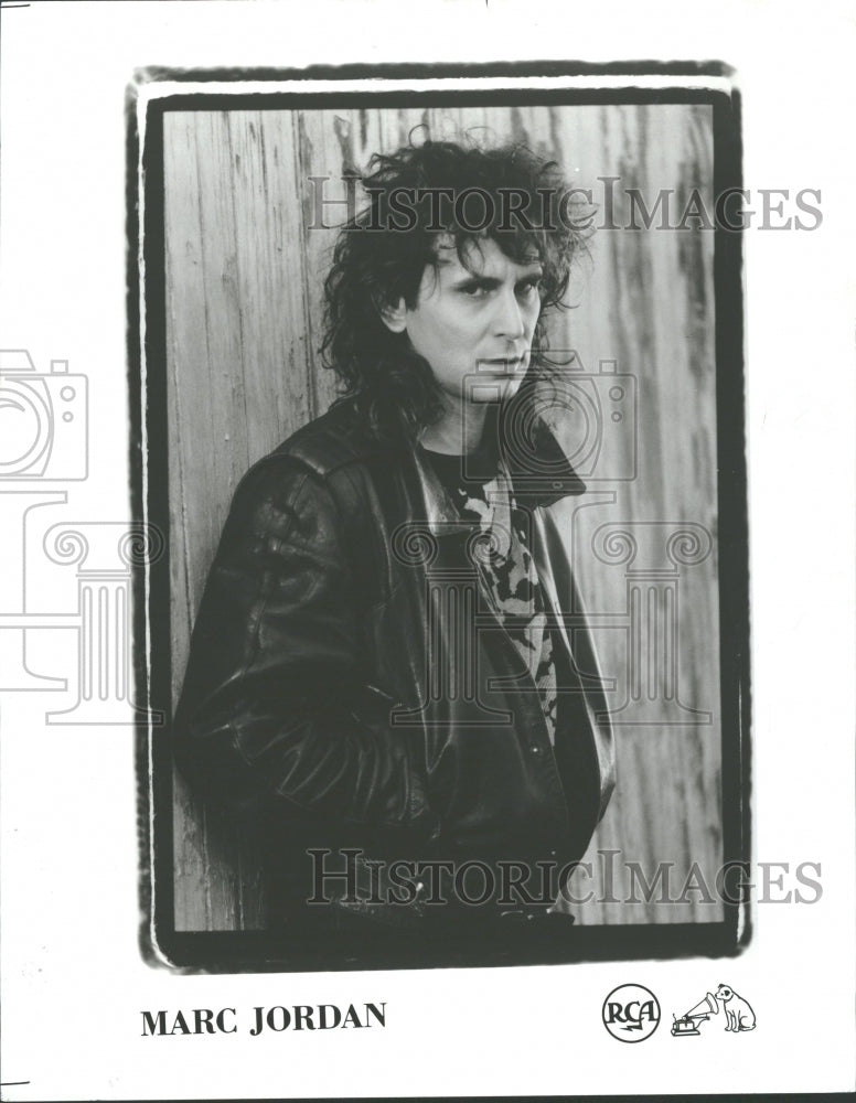 1987 Press Photo Mark Jordan Rock Musician Actor - RRV29771 - Historic Images