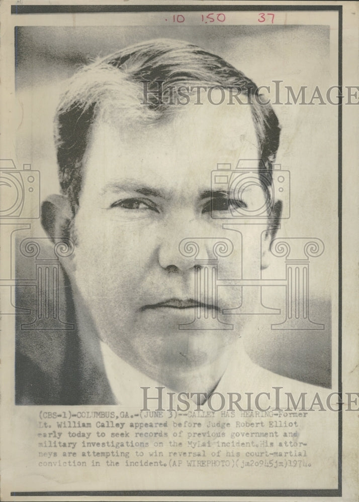 1974 My Lai Convict William Calley-Historic Images