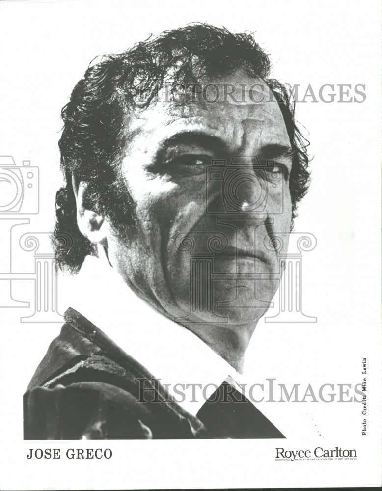 1986 Press Photo Jose Greco Flamenco Choreographer - RRV30069 - Historic Images