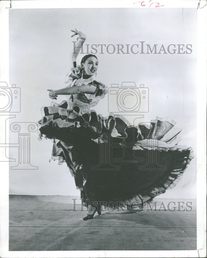 1954 Press Photo Loua De Ronde Jose Greco - RRV30135 - Historic Images