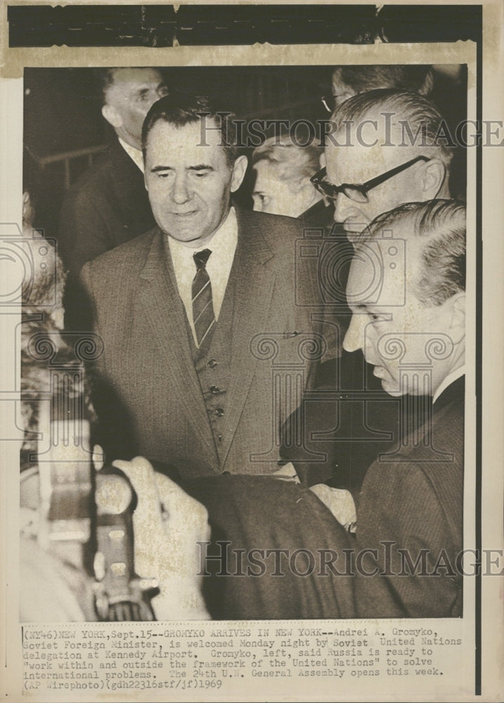 1969 Airport Soviet Foreign Minister Andrei - Historic Images