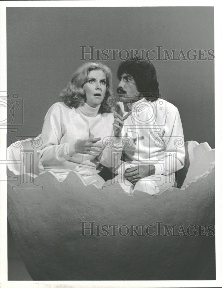 1976 Press Photo Anne Meara Actress Tony Orlando Actor - RRV30663 - Historic Images