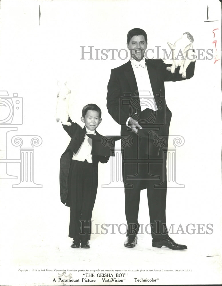 1959 Jerry Lewis Geisha Boy Robert Herana - Historic Images