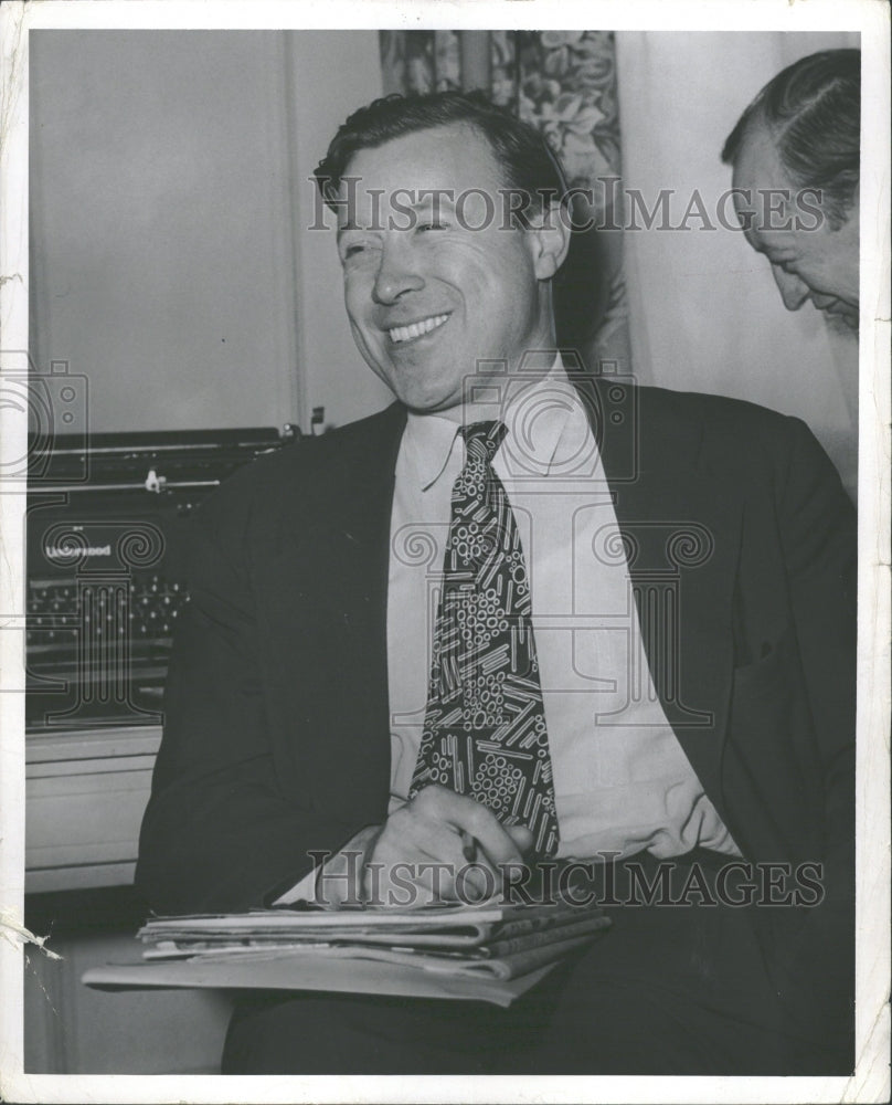 1945 Press Photo Walter Reuther labor union leader UAW - RRV30763 - Historic Images