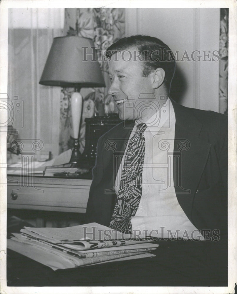 1945 Press Photo Walter Philip Reuther American Labor - RRV30895 - Historic Images