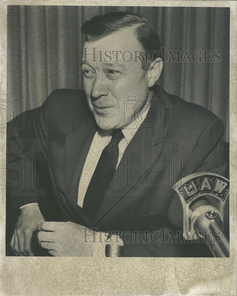 1958 Press Photo Walter Reuther President UAW Press - RRV30913 - Historic Images