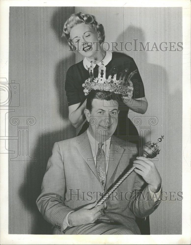 1957 Press Photo Don McNeill Fran Allison Breakfast - RRV30935 - Historic Images