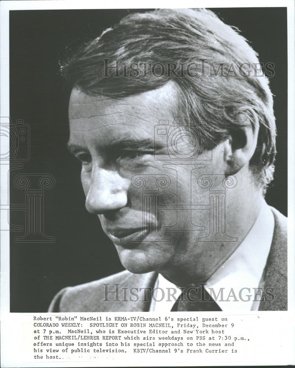 1977 Robin MacNeil Robert Colorado Channel - Historic Images