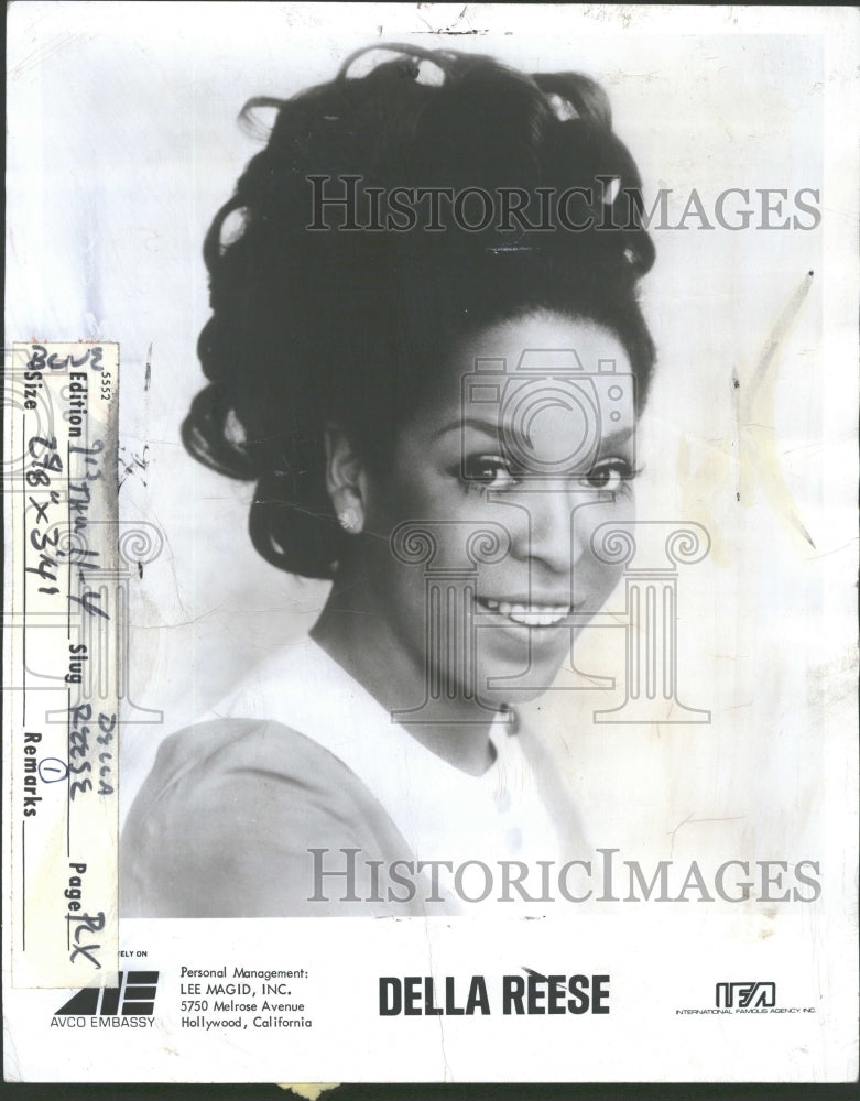 1971, Della Reese Actress Singer - RRV31089 - Historic Images