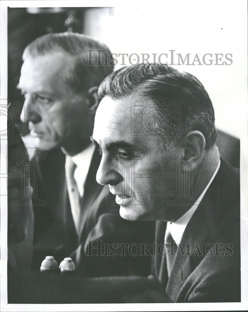 1962 Abraham Ribicoff Harold Ryan Senator - Historic Images