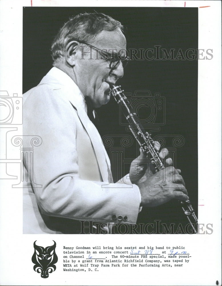 1978 Press Photo Benny Goodman Sextet Big Band TV Music - RRV31629 - Historic Images