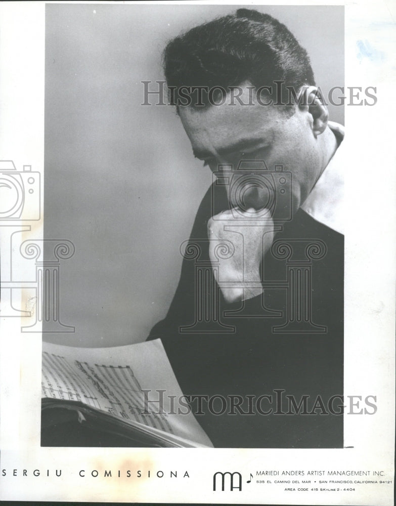 1967 Press Photo Sergiu Comissiona Conductor Violinist - RRV32047 - Historic Images