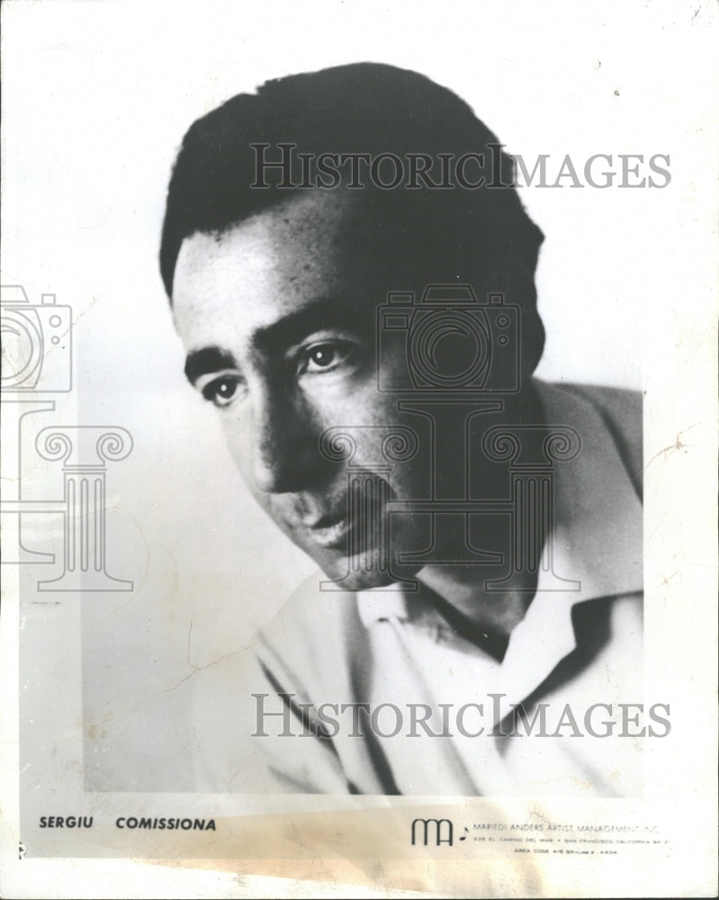 1966 Press Photo Sergiu Comissiona Romanian Conductor - RRV32053 - Historic Images