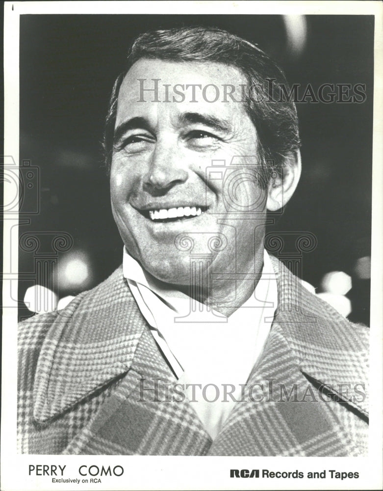 1975 Press Photo Perry Como America Radio Music History - RRV32103 - Historic Images