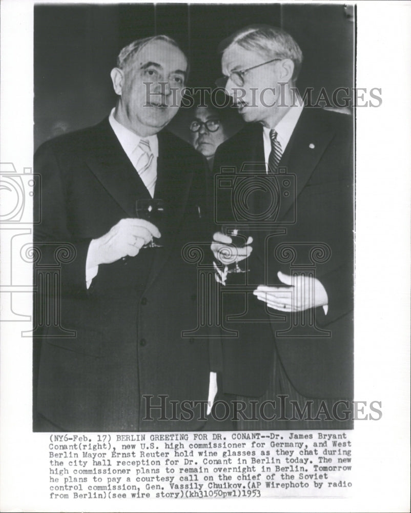 1953 Dr James Bryant Germany Commissioner - Historic Images